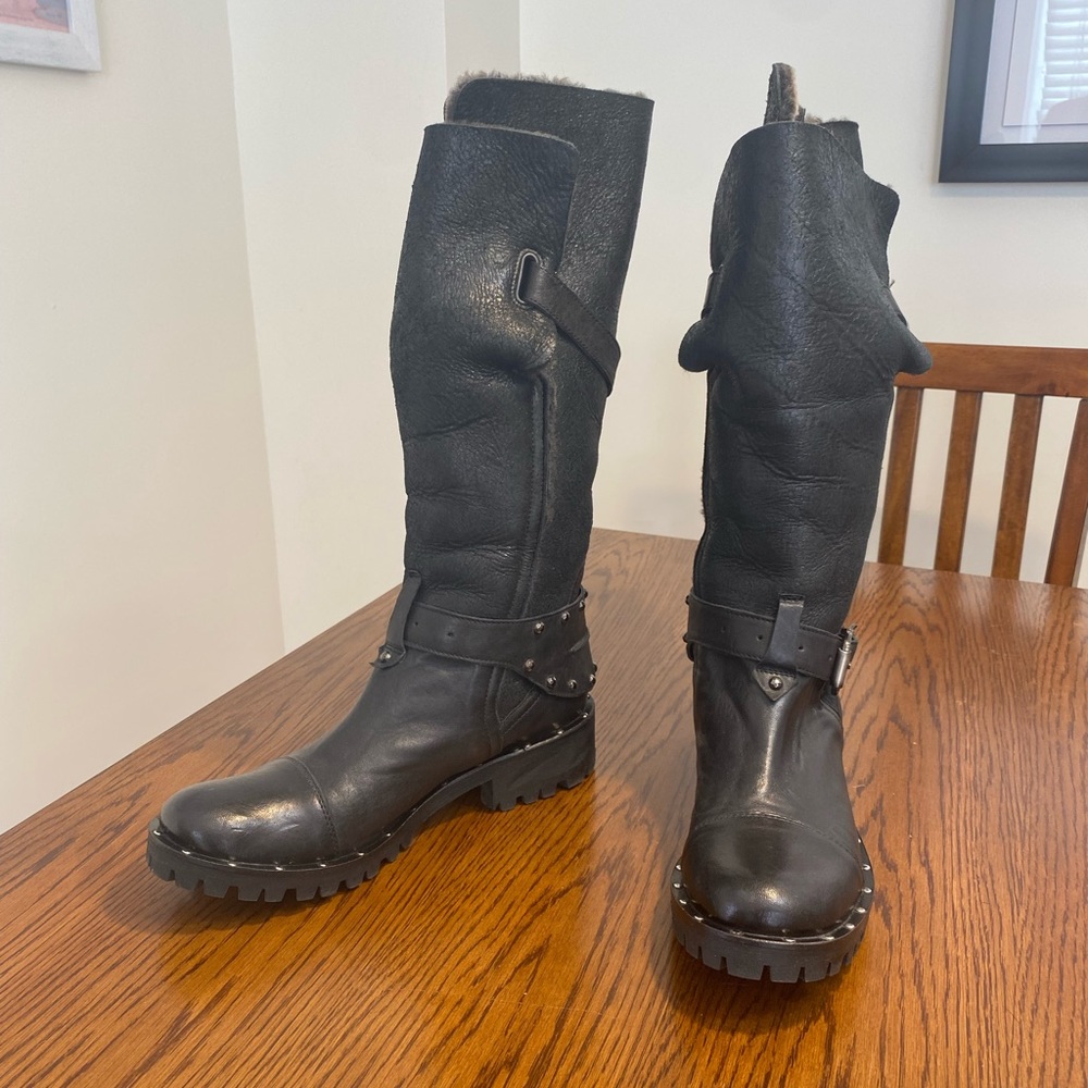 New, Unused. Gianluca Tombolini leather boots.